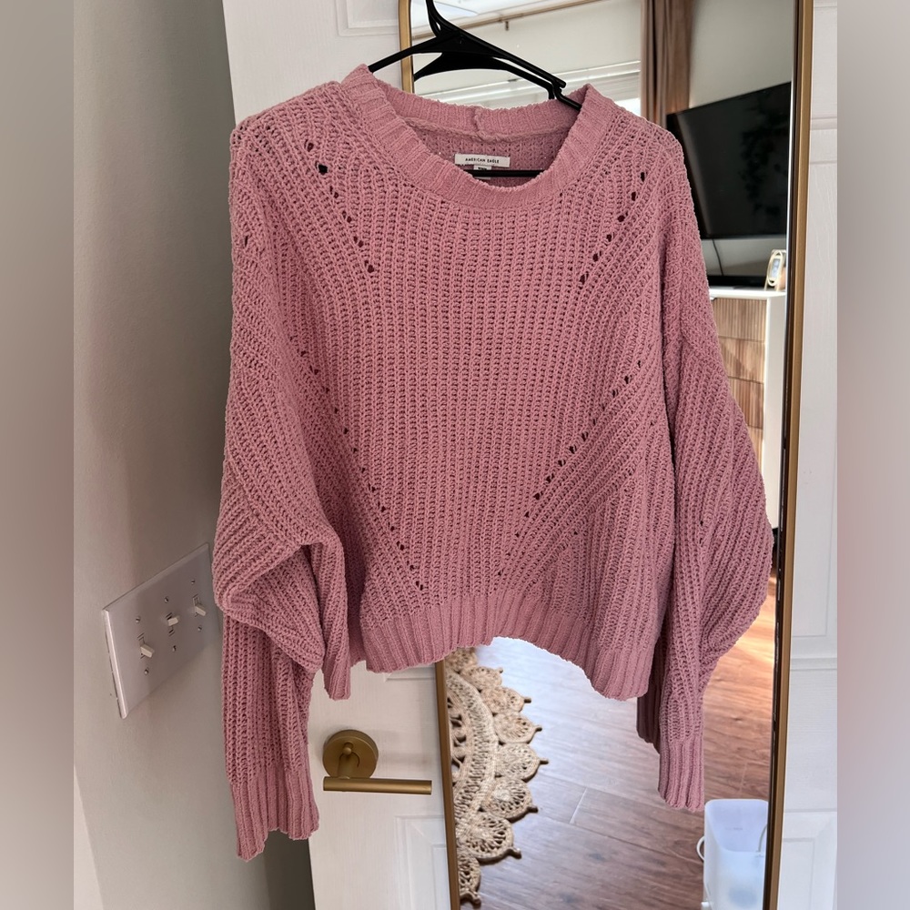 Pink American Eagle sweater
